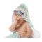 Birthday Princess Baby Hooded Towel on Child