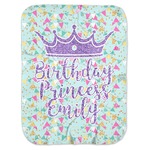 Birthday Princess Baby Swaddling Blanket (Personalized)