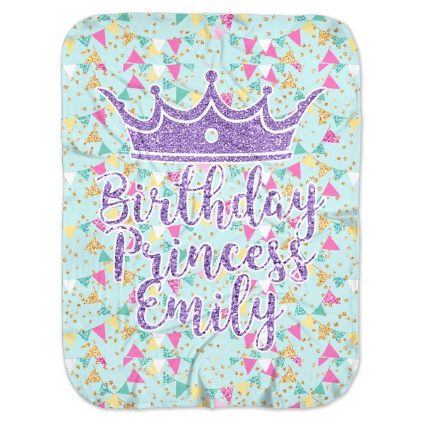 Custom Birthday Princess Baby Swaddling Blanket (Personalized)