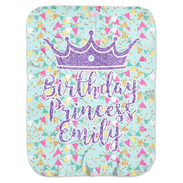 Custom Birthday Princess Baby Swaddling Blanket (Personalized)