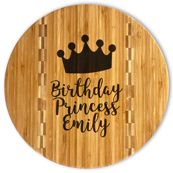 Custom Birthday Princess Bamboo Cutting Board (Personalized)