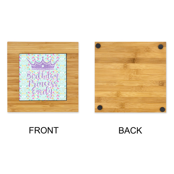Birthday Princess Bamboo Trivet with 6" Tile - APPROVAL