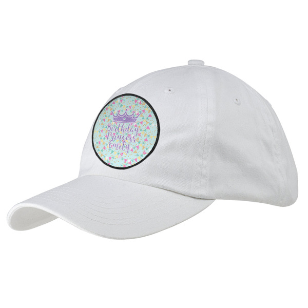 Custom Birthday Princess Baseball Cap - White (Personalized)