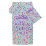 Birthday Princess Bath Towel Set - 3 Pcs (Personalized)