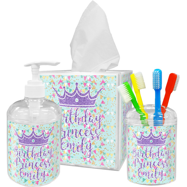 Birthday Princess Bathroom Accessories Set (Personalized)