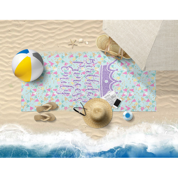 Birthday Princess Beach Towel Lifestyle