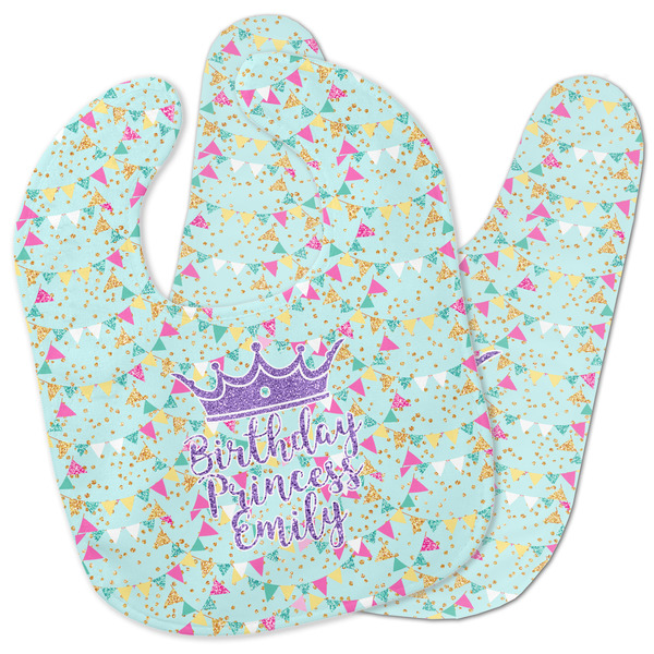 Custom Birthday Princess Baby Bib w/ Name or Text
