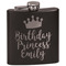 Birthday Princess Black Flask Set (Personalized)