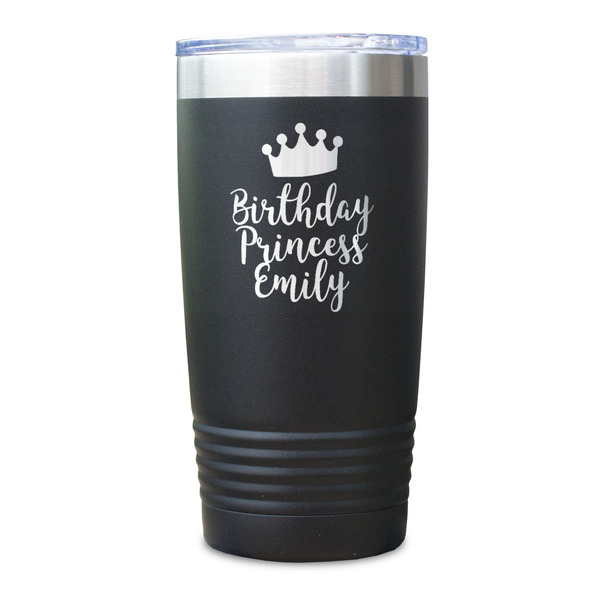 Birthday Princess Black Polar Camel Tumbler - 20oz - Single Sided - Approval
