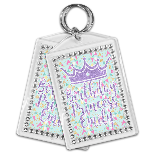 Birthday Princess Bling Keychain - MAIN
