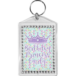 Birthday Princess Bling Keychain (Personalized)