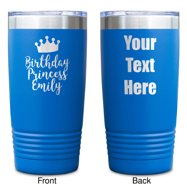 Birthday Princess Blue Polar Camel Tumbler - 20oz - Double Sided - Approval