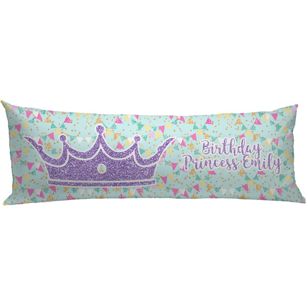 Custom Birthday Princess Body Pillow Case (Personalized)