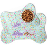 Birthday Princess Bone Shaped Dog Food Mat (Personalized)