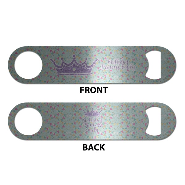 Birthday Princess Bottle Opener - Front & Back