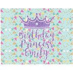 Birthday Princess Woven Fabric Placemat - Twill w/ Name or Text
