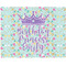 Birthday Princess Burlap Placemat