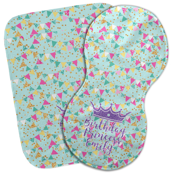 Custom Birthday Princess Burp Cloth (Personalized)