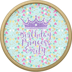 Birthday Princess Cabinet Knob - Gold (Personalized)