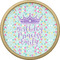 Birthday Princess Cabinet Knob - Gold - Front