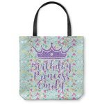 Birthday Princess Canvas Tote Bag - Medium - 16"x16" (Personalized)