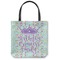 Birthday Princess Canvas Tote Bag - Small - 13"x13" (Personalized)