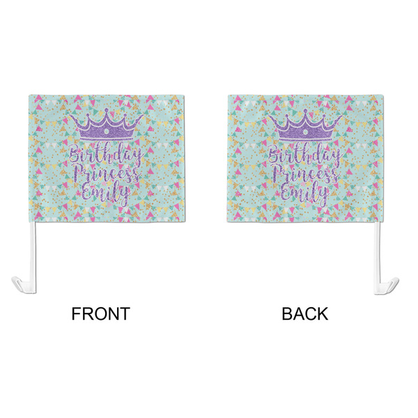 Birthday Princess Car Flag - Large - APPROVAL