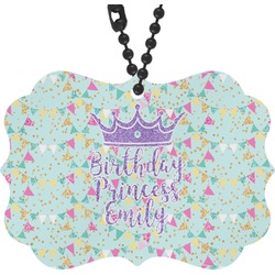 Birthday Princess Rear View Mirror Charm (Personalized)