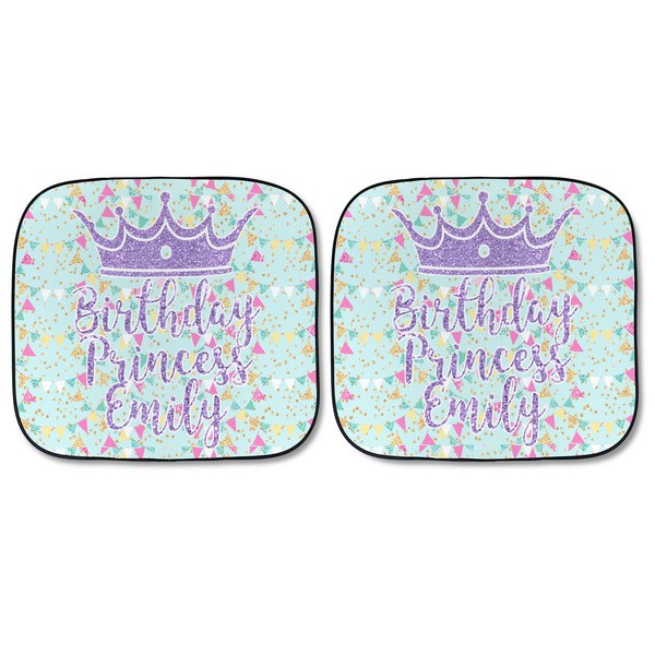 Birthday Princess Car Sun Shades - FRONT