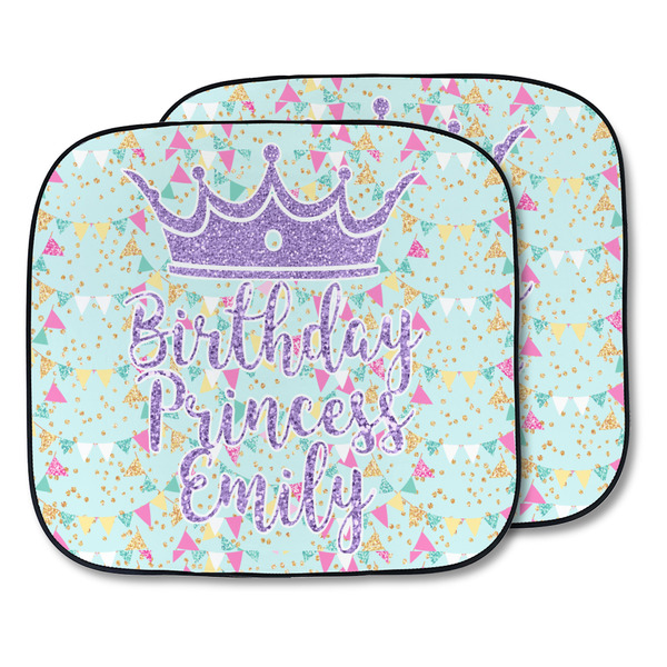 Custom Birthday Princess Car Sun Shade - Two Piece (Personalized)