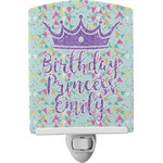 Birthday Princess Ceramic Night Light (Personalized)