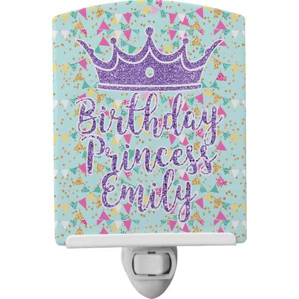 Custom Birthday Princess Ceramic Night Light (Personalized)