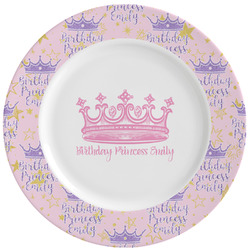Birthday Princess Ceramic Dinner Plates (Set of 4) (Personalized)