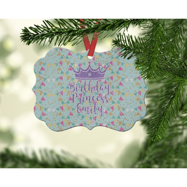 Birthday Princess Christmas Ornament (On Tree)