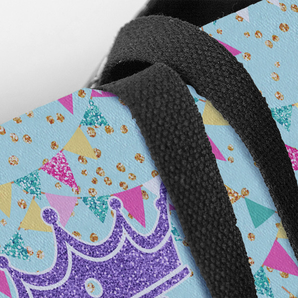Birthday Princess Closeup of Tote w/Black Handles