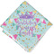 Birthday Princess Cloth Napkins - Personalized Lunch (Folded Four Corners)