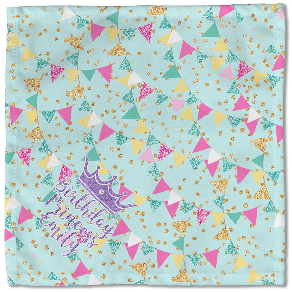 Birthday Princess Cloth Napkins - Personalized Lunch (Single Full Open)