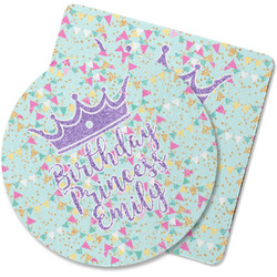 Birthday Princess Rubber Backed Coaster (Personalized)