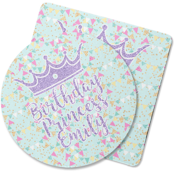 Custom Birthday Princess Rubber Backed Coaster (Personalized)