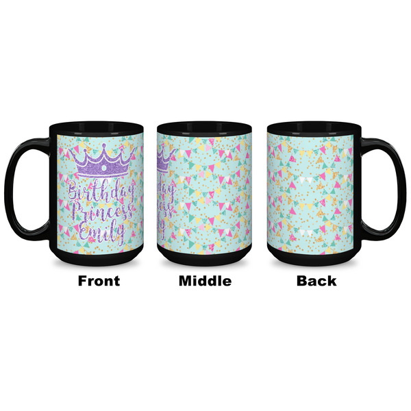 Birthday Princess Coffee Mug - 15 oz - Black APPROVAL