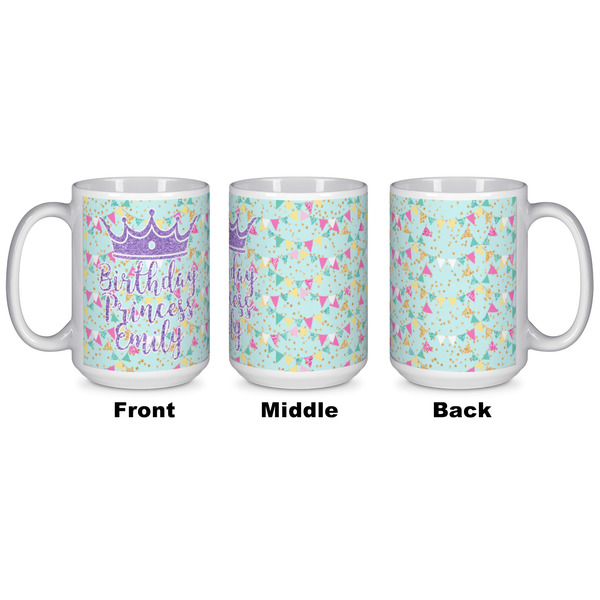 Birthday Princess Coffee Mug - 15 oz - White APPROVAL