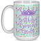 Birthday Princess Coffee Mug - 15 oz - White Full