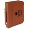 Birthday Princess Cognac Leatherette Bible Covers with Handle & Zipper - Main