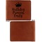 Birthday Quotes and Sayings Cognac Leatherette Bifold Wallets - Front and Back Single Sided - Apvl