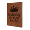 Birthday Quotes and Sayings Cognac Leatherette Journal - Main