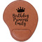 Birthday Princess Leatherette Mouse Pad with Wrist Support (Personalized)
