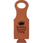 Birthday Princess Leatherette Wine Tote (Personalized)