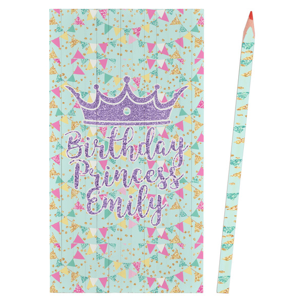 Birthday Princess Colored Pencils - Front View