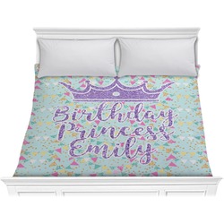 Birthday Princess Comforter - King (Personalized)