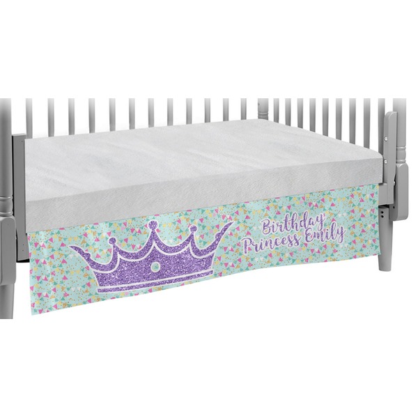 Custom Birthday Princess Crib Skirt (Personalized)